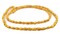 The Bead Chest Vintage Japanese Rice Pearl Beads: 3mm Lustrous Artisan Beads from Japan | Dark Gold | Full Strand